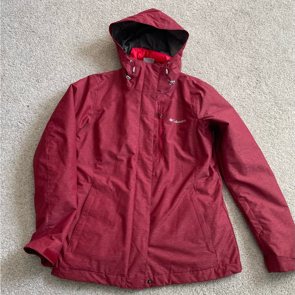 Columbia Burgundy Winter Coat